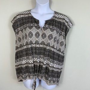 Lucky Brand Cotton Top Size 3X